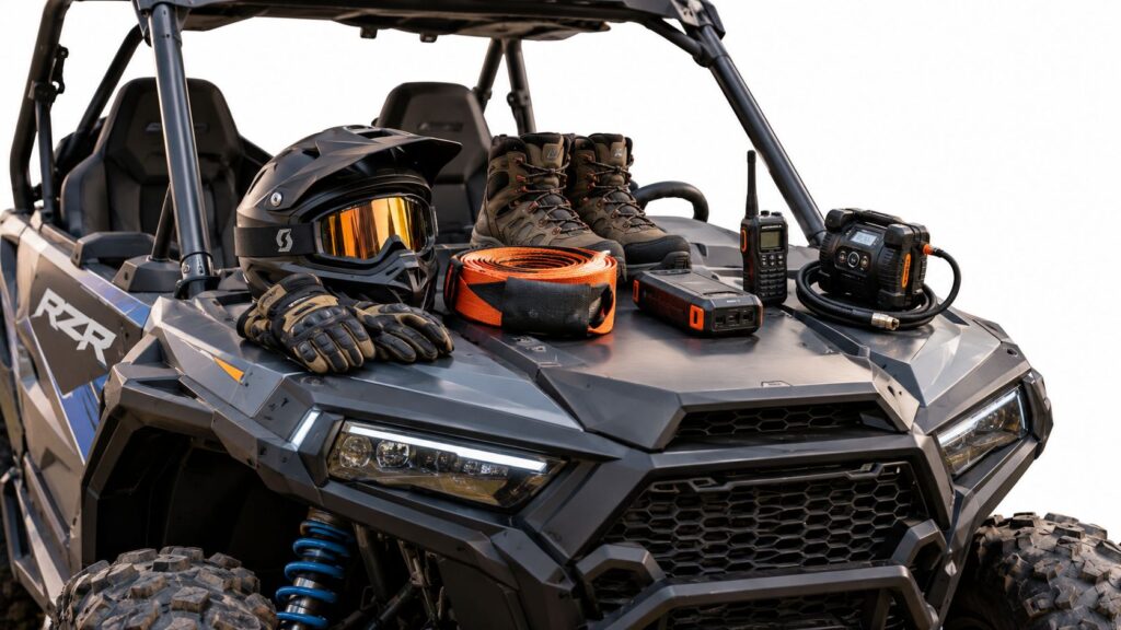 Off-road essentials and recovery gear