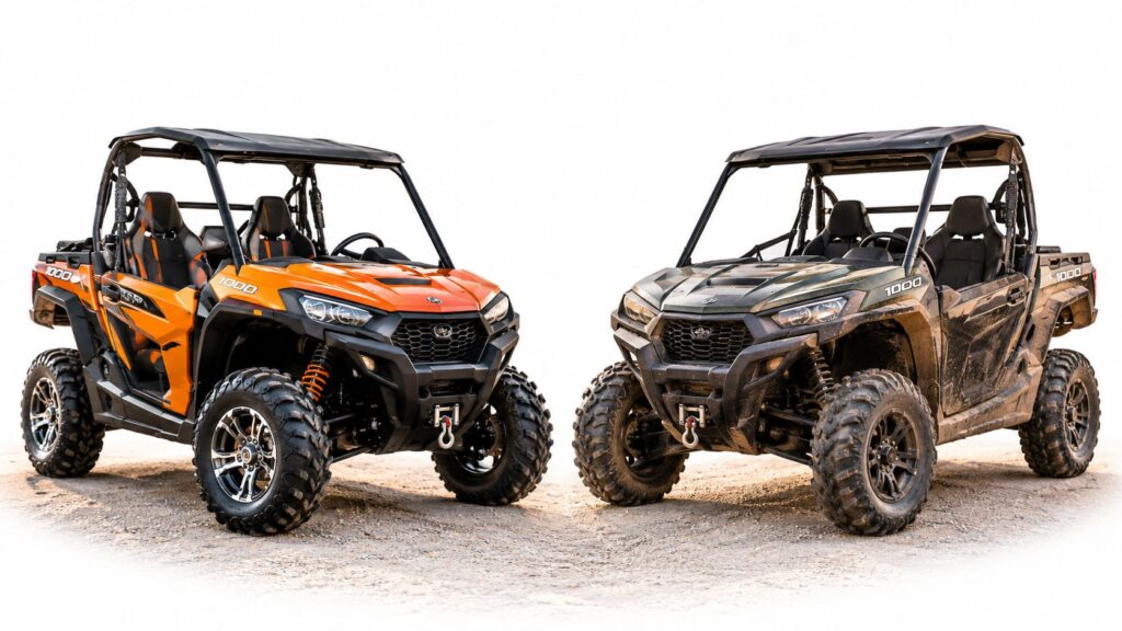 Side-by-side utility vehicles compared by price